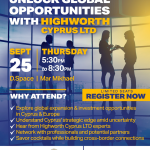 UNLOCK GLOBAL OPPORTUNITIES WITH HIGHWORTH CYPRUS LTD hosted by EW Global in Beirut Lebanon